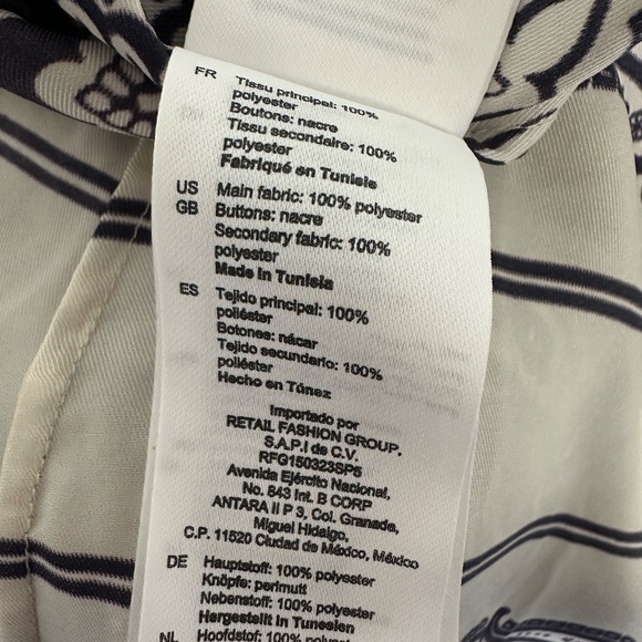 Sandro patterned paisley scarf print Marine beige midi dress NO OFFERS - Picture 10 of 11